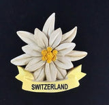 Switzerland Snow Mountain Lovers Squirrel Skiing 3D Fridge Magnets Tourism Souvenirs Refrigerator Magnetic Stickers Gift