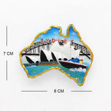 Australia kangaroo Sydney Opera House souvenir 3D fridge magnets magnetic refrigerator home decoration Australia Collection Gift