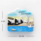 Australia kangaroo Sydney Opera House souvenir 3D fridge magnets magnetic refrigerator home decoration Australia Collection Gift