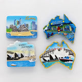Australia kangaroo Sydney Opera House souvenir 3D fridge magnets magnetic refrigerator home decoration Australia Collection Gift