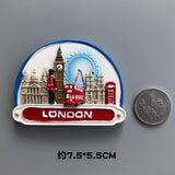 Country Fridge Magnets UK London Building Fridge Magnet Sticker World Travel Souvenir Magnetic Magnet Birthday Gift