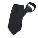 Ties For Men Black Tie Zipper Pre-tied Bow Tie Women's Green Navy Blue Red Neckties Classic 8cm Neck For Men Shirt Cravat Zipper