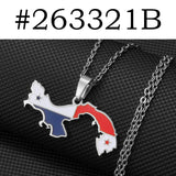 Anniyo Panama Map Flag Pendant Necklaces Panamanian Maps Jewelry @263321