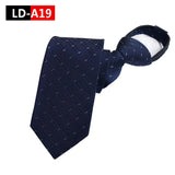 Ties For Men Black Tie Zipper Pre-tied Bow Tie Women's Green Navy Blue Red Neckties Classic 8cm Neck For Men Shirt Cravat Zipper
