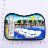Europe Spain Mallorca Madrid Galicia 3D Fridge Magnets Tourist Souvenir Decoration Articles Handicraft Magnetic Refrigerator