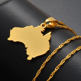Anniyo The Commonwealth of Australia Map Pendant & Necklaces for Women AUS Country Maps Jewelry @021521