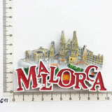 Europe Spain Mallorca Madrid Galicia 3D Fridge Magnets Tourist Souvenir Decoration Articles Handicraft Magnetic Refrigerator