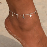 Vienkim Star Pendant Anklet Foot Chain Summer Yoga Beach Leg Bracelet Charm Anklets Jewelry Gift