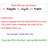 Anniyo Personalized Letters Necklaces Women Men Girls Customize Name Jewelry Birthday Items (Production time 7-15 days) #100521