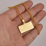 Anniyo The Republic of Marshall Island Flag Necklaces for Women/Girl Gold Color & Stainless Steel Jewelry #029221