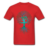 Men Tshirt Om Tree Of Life T Shirt Black T-shirt Europe Tops Tees Cotton Fabric Slim Fit Thanksgiving Day Clothes Birthday Gift