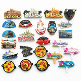 Europe Spain Mallorca Madrid Galicia 3D Fridge Magnets Tourist Souvenir Decoration Articles Handicraft Magnetic Refrigerator