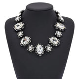 Luxury Austrian Crystal Glass Choker Necklace Women Jewelry Best Friendship Statement Necklaces Pendants For Bridal Wedding