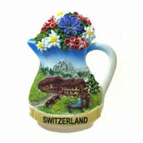 Switzerland Snow Mountain Lovers Squirrel Skiing 3D Fridge Magnets Tourism Souvenirs Refrigerator Magnetic Stickers Gift