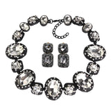 Luxury Austrian Crystal Glass Choker Necklace Women Jewelry Best Friendship Statement Necklaces Pendants For Bridal Wedding