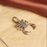 Solid Pure Copper Handmade Scorpion Figure Ornament Office Desk Tea Pet Decoration Jewelry Antique Brass Animal Miniatures Decor