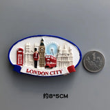 Country Fridge Magnets UK London Building Fridge Magnet Sticker World Travel Souvenir Magnetic Magnet Birthday Gift