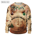 2025 Ugly Christmas Sweater For gift Santa Elf Funny Pullover Womens Mens Jerseys Party Birthday SnowmanXmas Sweatshirt