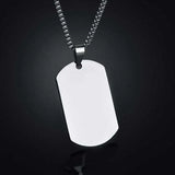 Nextvance Stainless Steel Personalized Engraved Necklace Custom Photo Name Pendant Necklaces For Children Birthday Gift