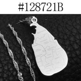 Anniyoc 3CM Sri Lanka Map and City Name Pendant Necklaces Women Girl Gold Color Charm Sri Lankan Maps Jewelry Patriotic  #128721