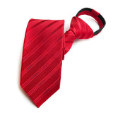 Ties For Men Black Tie Zipper Pre-tied Bow Tie Women's Green Navy Blue Red Neckties Classic 8cm Neck For Men Shirt Cravat Zipper