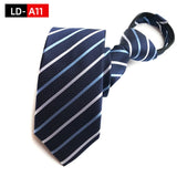 Ties For Men Black Tie Zipper Pre-tied Bow Tie Women's Green Navy Blue Red Neckties Classic 8cm Neck For Men Shirt Cravat Zipper