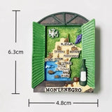 Montenegro Fridge Stickers Budva Travelling Souvenirs Kotor Fridge Magnets Home Decoration Wedding Gifts