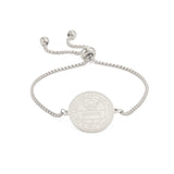 EUEAVAN Wicca Tetragrammaton Pentacle Bracelet Stainless Steel Magical Solomon Seal Pentagram Protection Sacred Amulet Jewelry