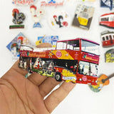 3d resin Fridge magnets Portugal Lisboa Tourism Souvenirs Magnetic Refrigerator Stickers For Home Decoration