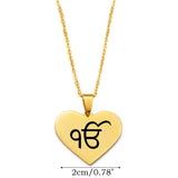 India Punjab Map Sikh Sikhism Pendant Necklaces Sikhs Jewelry Stainless Steel #D2010