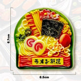 Asia Japan Resin 3D Fridge Magnets Tourism Souvenir Refrigerator Sticker Handicraft Gift Decoration