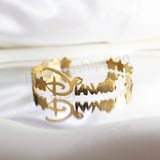 Custom Name Stainless Steel Bracelet Flowers Unusual Retro Bangle For Women Jewelry Non-fading High-quality Gift For Girl