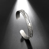 Name Custom Bangle Personalized Bracelet Family Cuff Kid Boy Gift For Men Father Women Couple Gold Color Stainless Steel Jewelry