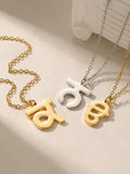 Personalized Punjabi Letter Necklace Sikh Symbol Stainless Steel Fine Jewelry Memorial Jewelry Customized With Any Symbol