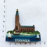Europe Sweden 3D Fridge Magnets Tourism Souvenir Refrigerator Magnets Sticker Collection Handicraft Decoration Articles
