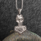 Retro Fashion Seven Angels Magic Circle Solomon's Seal Necklace Pendant Men's Lucky Amulet Jewelry