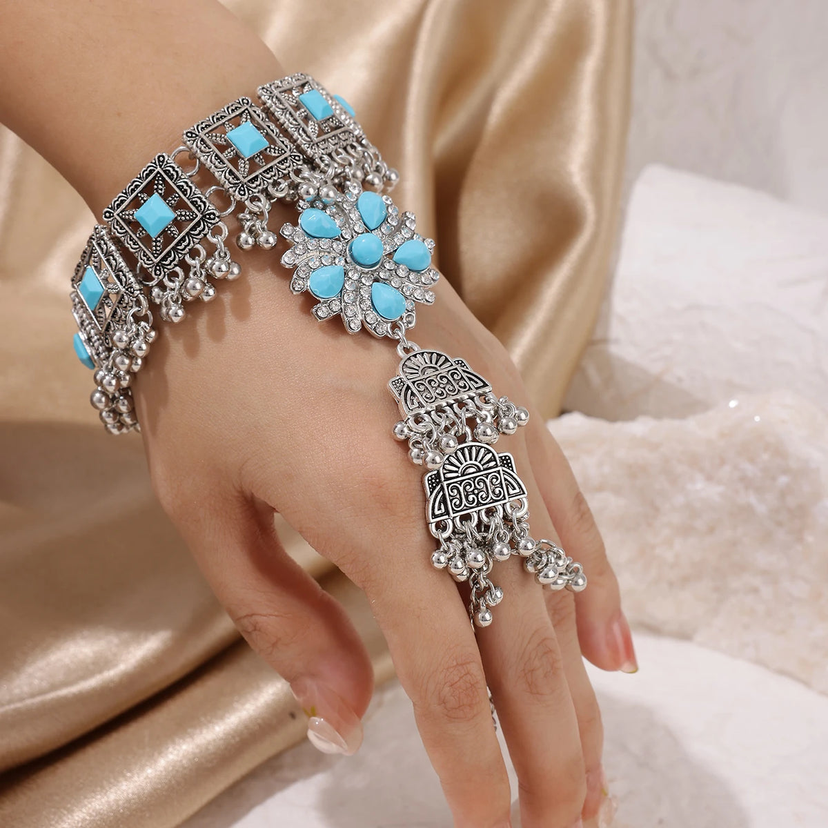 KAMIYA Mexican Beads Bracelet グリーン KAMIYA Mexican Beads Bracelet グリーン KAMIYA - MEXICAN