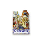 Albania Girokastra Street Scene Magnetic Sticker Travel Souvenir Creative Home Decoration Refrigerator Magnet