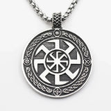 Retro Fashion Seven Angels Magic Circle Solomon's Seal Necklace Pendant Men's Lucky Amulet Jewelry