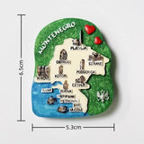 Montenegro Fridge Stickers Budva Travelling Souvenirs Kotor Fridge Magnets Home Decoration Wedding Gifts