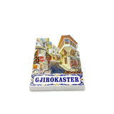 Albania Girokastra Street Scene Magnetic Sticker Travel Souvenir Creative Home Decoration Refrigerator Magnet