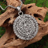 Retro Fashion Seven Angels Magic Circle Solomon's Seal Necklace Pendant Men's Lucky Amulet Jewelry