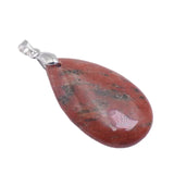20x35mm Natural Labradorite Tiger's Eye Stone Crystal Howlite Aventurine Lapis Opal Jasper Water Drop Women Men Pendant Bead
