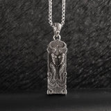 Retro Fashion Seven Angels Magic Circle Solomon's Seal Necklace Pendant Men's Lucky Amulet Jewelry