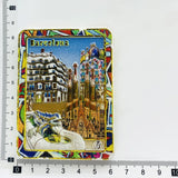 Europe Spain Barcelona 3D Refrigerator Magnet Tourist Souvenirs Stickers,Home & Kitchen Decoration Fridge Magnet Message Sticker