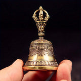 Brass Handicraft Die-casting Drop Bell Key Car Button Wind Bell Tibetan Bronze Bell Creative Gift Home Decoration Accessories