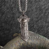 Retro Fashion Seven Angels Magic Circle Solomon's Seal Necklace Pendant Men's Lucky Amulet Jewelry