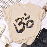 Om Tee women graphic anime streetwear t shirt female funny clothes
