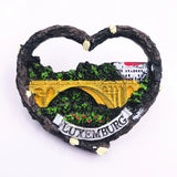 World Famous Resorts Travelling Souvenirs Fridge Magnets Germany Denmark Tourist Souvenirs Magnetic Stickers for Message Board