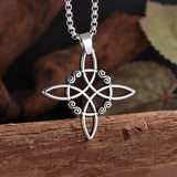 Retro Fashion Seven Angels Magic Circle Solomon's Seal Necklace Pendant Men's Lucky Amulet Jewelry